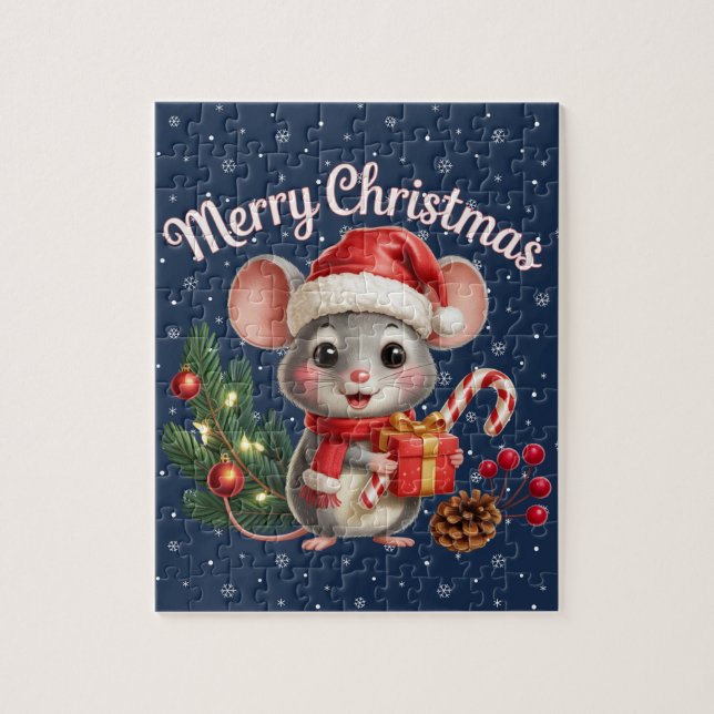 Weihnachtsmaus-Puzzle Puzzle (Vertikal)