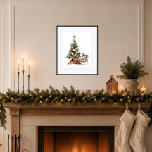 Weihnachtsmaus unter dem Baum