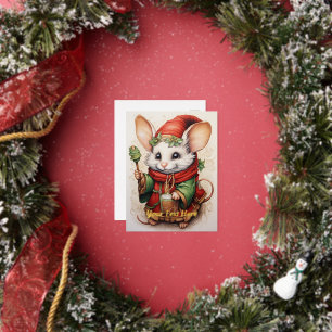 Weihnachtsmäuse 3 folien feiertagspostkarte