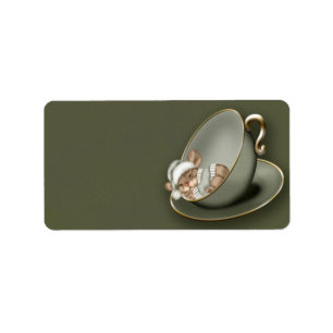 Weihnachtsmäuse Adressaufkleber