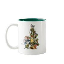 Weihnachtsmäuse dekorativer Baum