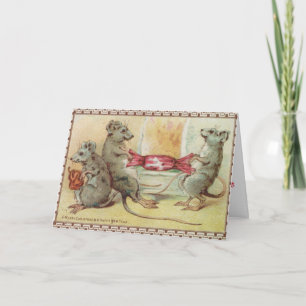 Weihnachtsmäuse! Feiertagskarte