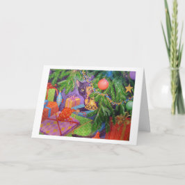 Weihnachtsmäuse-Karte Karte