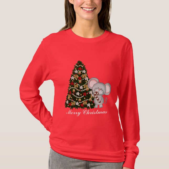 Weihnachtsmäuse-T - Shirt (Vorderseite)