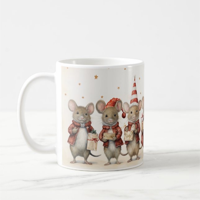 Weihnachtsmäuse Tasse (Links)
