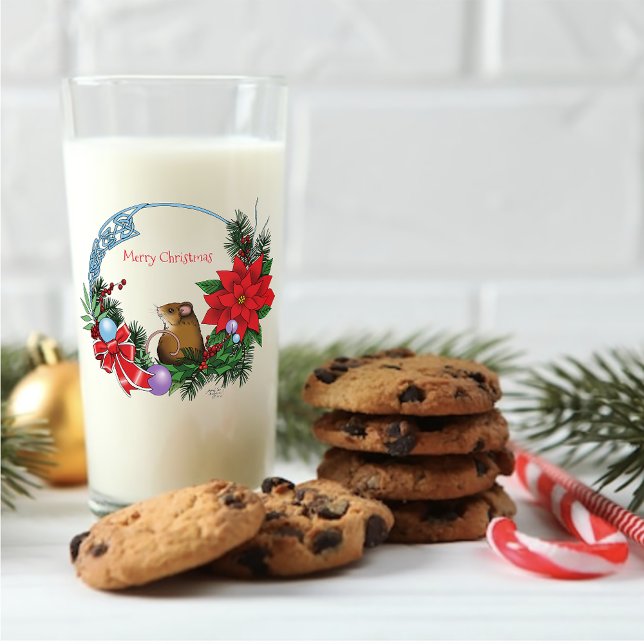 Weihnachtsmäuse Wreath Glas (Von Creator hochgeladen)