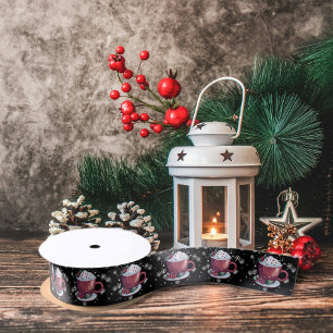 Weihnachtsmeisterschaft der heißen Schokolade Satinband