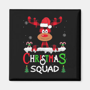 Weihnachtsmeisterschaft Rentier 2022 Team Xmas Paj Magnet