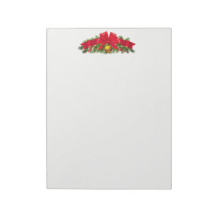 Weihnachtsmerkmal Notizblock