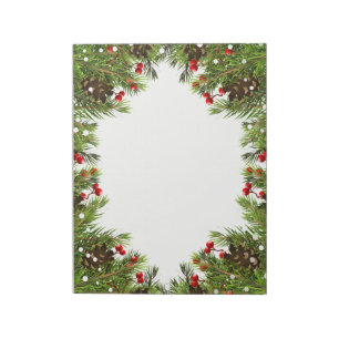 Weihnachtsmerkmal Notizblock