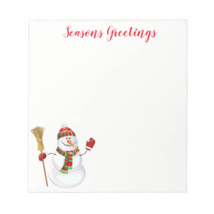 Weihnachtsmerkmal Notizblock