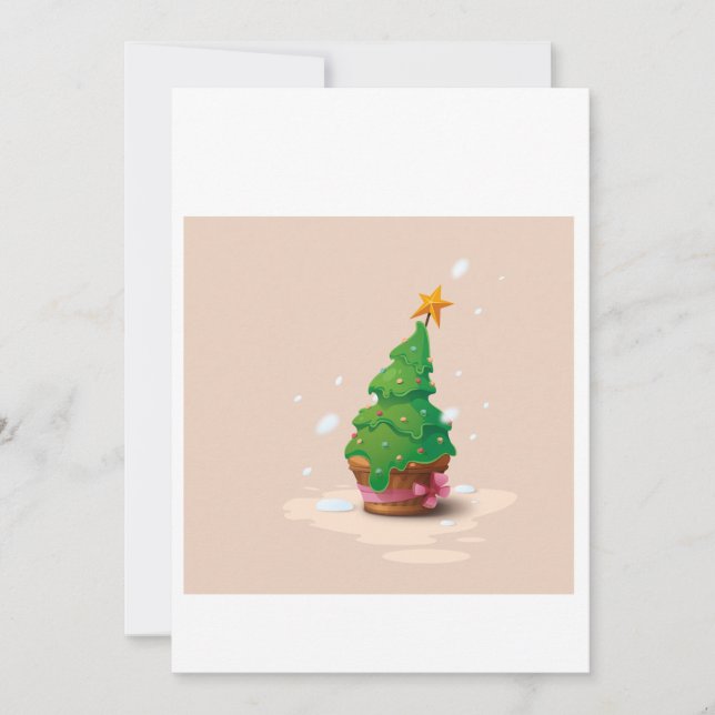 Weihnachtsmesse Feiertagskarte (Vorderseite)