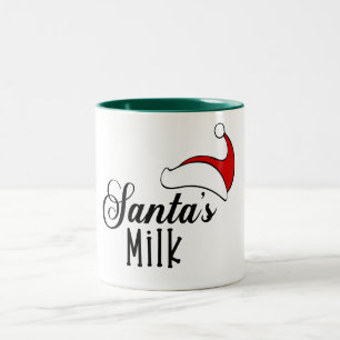 Weihnachtsmilch-Lieblings-Weihnachts-Tasse Zweifarbige Tasse