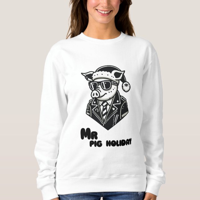 Weihnachtsminimalistin Mr. Sweatshirt (Vorderseite)