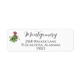 Weihnachtsmisteltoe-Adresse