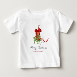 Weihnachtsmistelzweig Baby T-shirt
