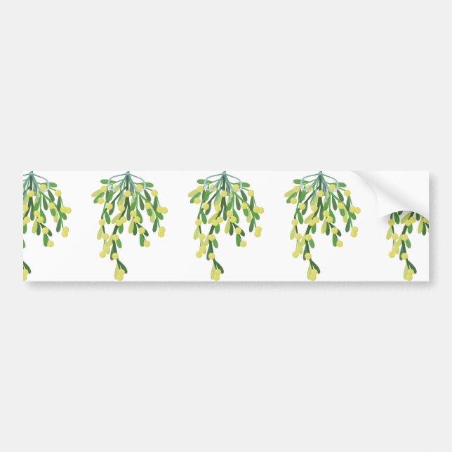Weihnachtsmistletoe Autoaufkleber (Vorne)