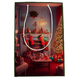 Weihnachtsmitteltasche Mittlere Geschenktüte