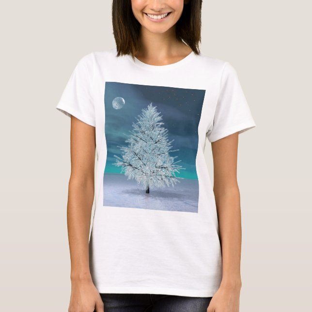 Weihnachtsmond T-Shirt (Vorderseite)
