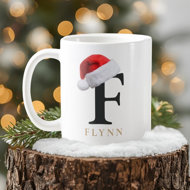 Weihnachtsmonogramm-Tasse Kaffeetasse (Von Creator hochgeladen)