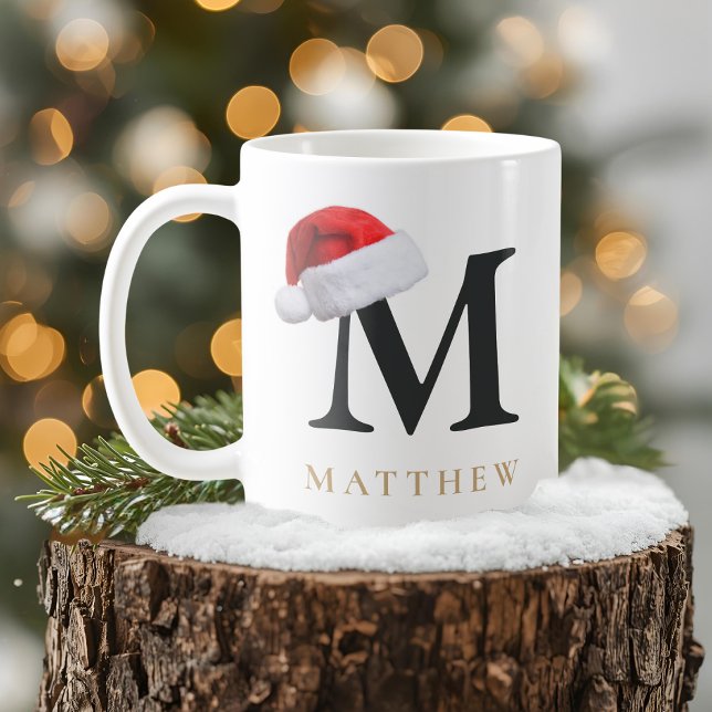 Weihnachtsmonogramm-Tasse Kaffeetasse (Von Creator hochgeladen)