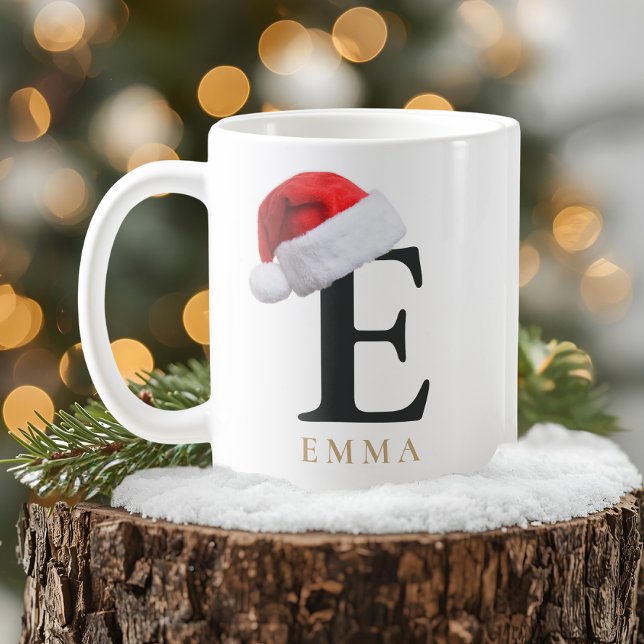 Weihnachtsmonogramm-Tasse Kaffeetasse (Von Creator hochgeladen)