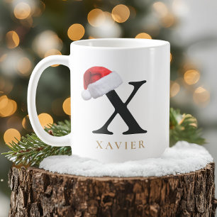 Weihnachtsmonogramm-Tasse Kaffeetasse