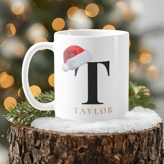 Weihnachtsmonogramm-Tasse Kaffeetasse (Von Creator hochgeladen)