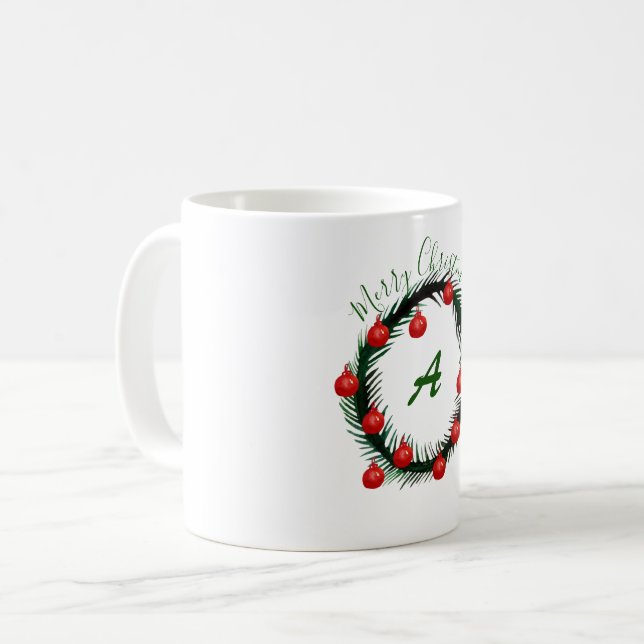 Weihnachtsmonographie Kaffeetasse (Vorderseite Links)