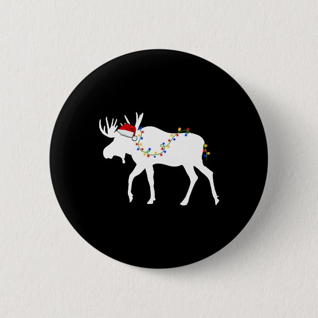 Weihnachtsmoose Button (Vorderseite)