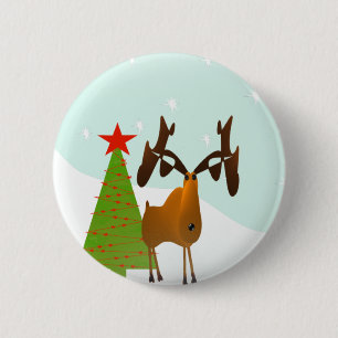 Weihnachtsmoose Button