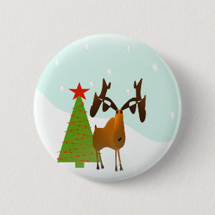 Weihnachtsmoose Button