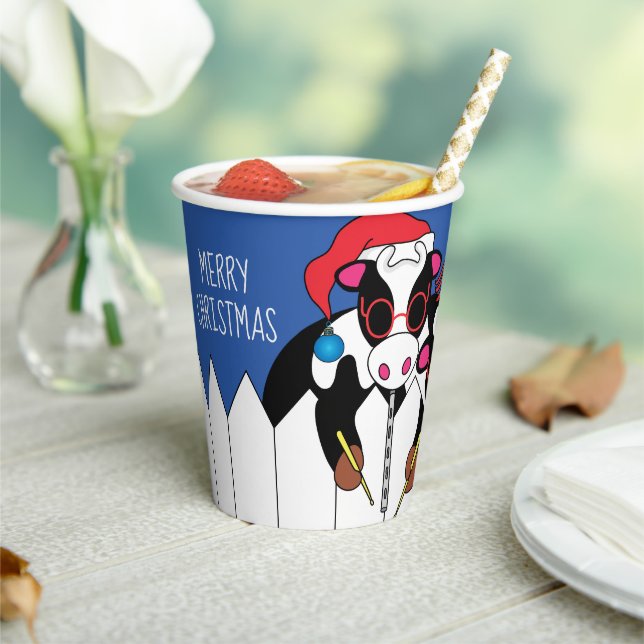 Weihnachtsmoosiker Pappbecher (In Situ)