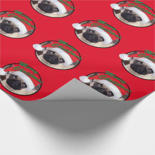 WeihnachtsMops - glattes Verpackungs-Papier, 30" x Geschenkpapier