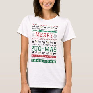 WeihnachtsMops-mas-Mops-Spaß-niedlicher T-Shirt