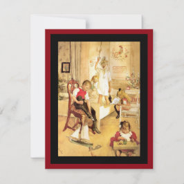 Weihnachtsmorgen Feiertagskarte