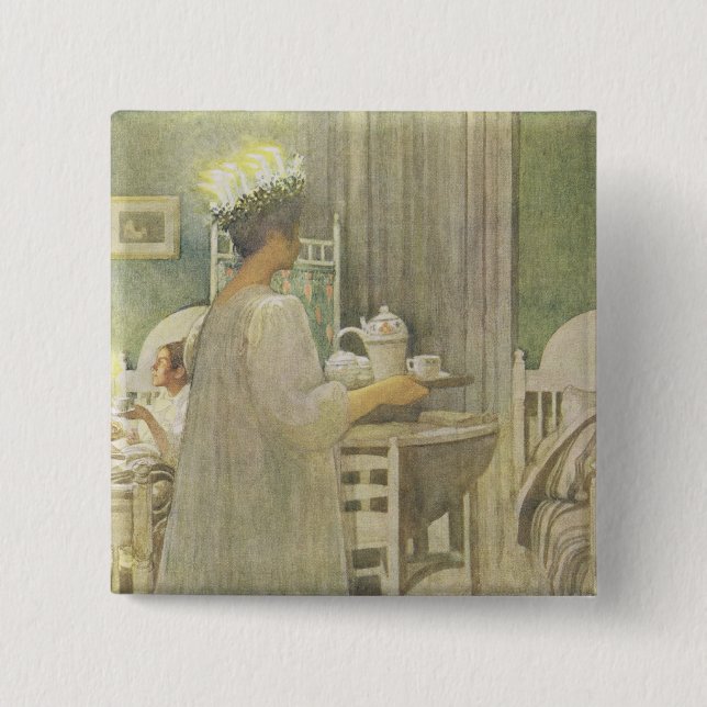 Weihnachtsmorgen, Kneipe. in "Lasst Licht Hinin" Button (Vorderseite)