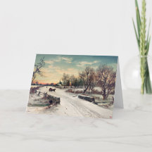 Weihnachtsmorn, Kunstmalerei,