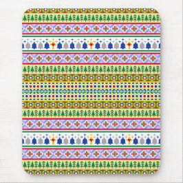 Weihnachtsmotif Muster Mousepad