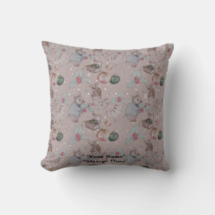 Weihnachtsmotiv Baby-Flanelldecke Kissen