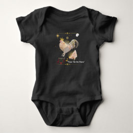 Weihnachtsmotiv Boganhues Druck Baby Strampler