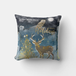Weihnachtsmotiv Boganhues Druck Kissen