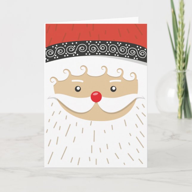 Weihnachtsmotiv Feiertagskarte (Vorderseite)