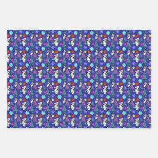 Weihnachtsmotiv geschenkpapier set