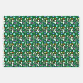 Weihnachtsmotiv  geschenkpapier set