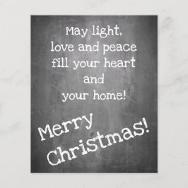 Weihnachtsmotiv im Chalkboard-Stil - XMAS