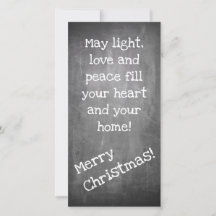 Weihnachtsmotiv im Chalkboard-Stil - XMAS