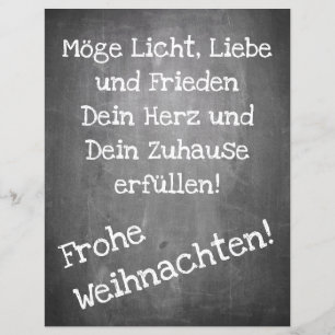 Weihnachtsmotiv im Tafelstil - XMAS