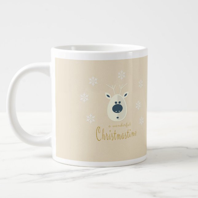 Weihnachtsmotiv No. 4 Jumbo-Tasse (Links)
