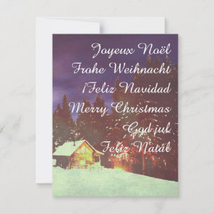Weihnachtsmotiv Winterwunderland